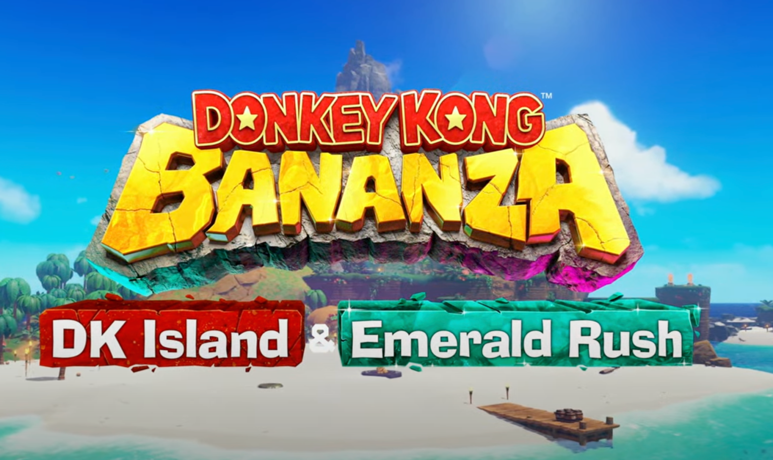 Donkey Kong Bananza DK Island Emerald Rush