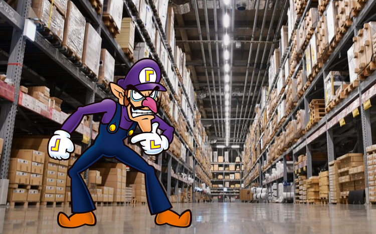 waluigi's warehouse